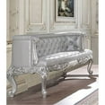 thumbnail image 2 of Acme Valkyrie Bench in Synthetic Leather, Antique Platinum Finish, 2 of 5