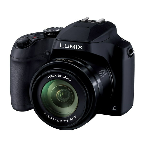 Verschuiving Ziek persoon zeven Panasonic Digital camera Lumix FZ85 black DC-FZ85-K - Walmart.com