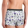 thumbnail image 3 of Goofa Lavender Bicycle Printed Men's Boxer Briefs Underwear, Moisture-Wicking Underwear, Trunk,Soft and Breathable Cotton Underwear-X-Large, 3 of 9