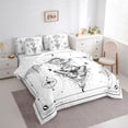 thumbnail image 3 of Homewish Retro Boho Moth 7-Piece Twin Bedding Sets,Bohemain Style Bedding Comforter Set,Gothic Moon Print Sheet Sets For Girls Kids,Ultra Soft Home Decor Reversible, 3 of 8