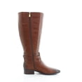 thumbnail image 3 of Naturalizer Reid Women's Boots Cinnamon Leather Wide Calf Size 10.5 M, 3 of 8