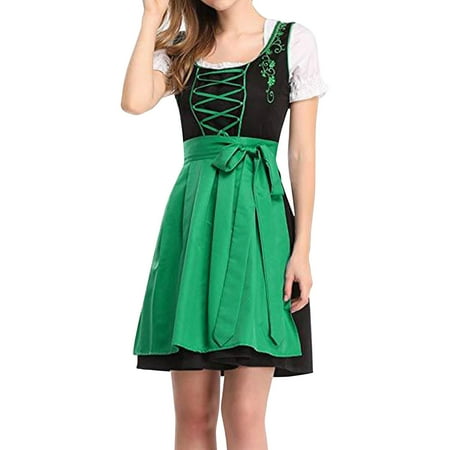 

KmaiSchai Womens Black Sweater Dress Ladies Oktoberfest Bavarian National Traditional Ladies Dress Workwear Womens Maxi Dresses For Fall Maternity Knit Dresses