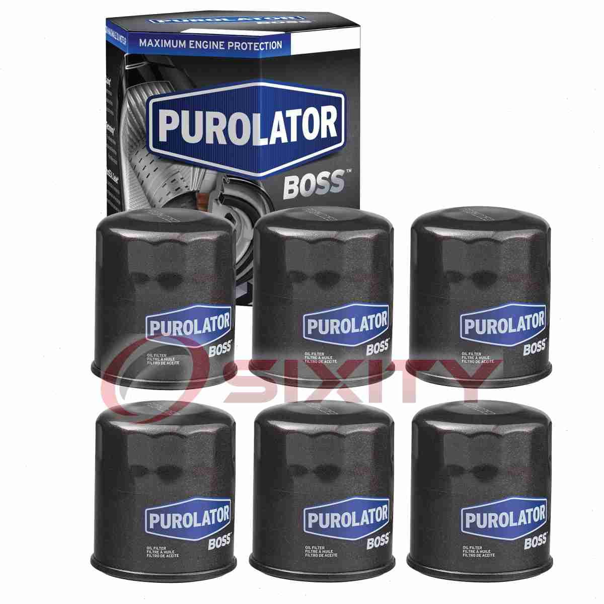 6 pc Purolator BOSS PBL14612 Engine Oil Filters for Oil Change Lubricant Filters Fits select: 2002-2023 NISSAN ALTIMA, 2008-2023 NISSAN ROGUE