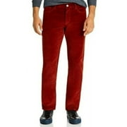 Michael Kors BURNT ORANGE Parker Stretch Slim Fit Corduroy Pants, US 34x32
