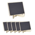thumbnail image 1 of Mini Pizarras Letreros Con Base Soporte Rectangular De Madera Pizarra Unique Bargains 6 Piezas, 1 of 7