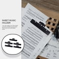 thumbnail image 3 of FESTFENDS 5pcs Music Score Clip Multi Functional Page Holder For Musicians Durable Music Note Clamp For Lectures Recipes, 3 of 7