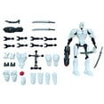 thumbnail image 1 of T13 Action Figure Robot,T13 3D Printed Action Figure, Stikbot Toys with Weapon Accessories, Titan 13 Action Figure, Toys Not To Be Missed By Enthusiasts (White), 1 of 2