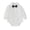 White, variant on Enyan Baby Boys Gentleman Romper One-Piece Outfit Cotton Tuxedo Style with Snap Closure(White,18-24 Months)
