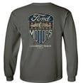 thumbnail image 2 of Fair Game Vintage Ford Motors Long Sleeve Shirt, Legendary Power 1903-Charcoal-3x, 2 of 5
