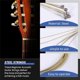 thumbnail image 4 of 6 Pcs Steel Strings Replacement for Acoustic Guitar Silver+Brass, 4 of 5