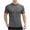 Gray, variant on Swim Shirt for Men Short Sleeve Compression T Shirts Quick Dry Athletic Mock Neck Workout Tee