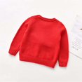 thumbnail image 2 of Baby Girl Boy Christmas Sweater Cartoon Knitted Pullover Top, 2 of 6