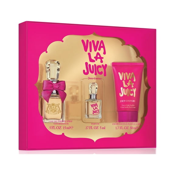 ($49 Value) Juicy Couture Viva la Juicy Perfume Gift Set for Women, 3 pieces