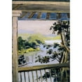 thumbnail image 2 of Louis Michel Eilshemius 14x18 Black Ornate Wood Framed Double Matted Museum Art Print Titled - Balcony, Delaware Water Gap, 2 of 5