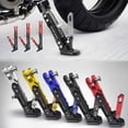 thumbnail image 1 of Flmtop Adjustable CNC Metal Motorcycle Foot Kickstand Electrombile Kick Side Stand, 1 of 10