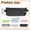 Black*5, variant on 1 Pc Transparent Mesh Zipper Pouch, 8"×4.7" Portable Organizer Storage Bag, Zippered Closure Pen Holder, Lightweight Stationery Pouch, Multi Purpose Carry Case, Multi Function Carry Bag