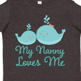 thumbnail image 4 of Inktastic Nanny Loves Me Grandchild Whale Boys or Girls Toddler T-Shirt, 4 of 5