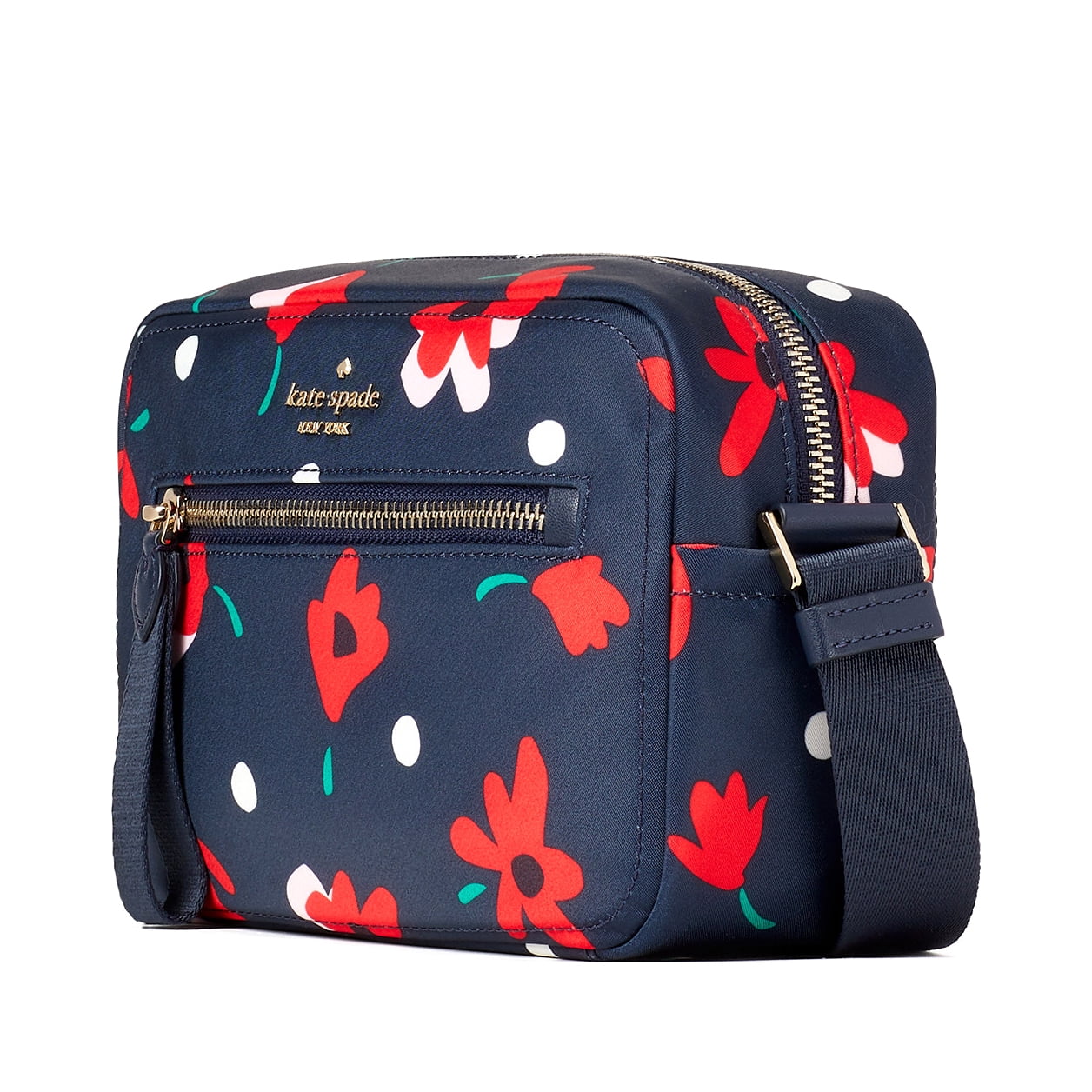 Kate Spade New York Women's Chelsea Nylon Medium Camera Crossbody Bag (Multi)