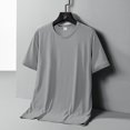 thumbnail image 2 of Pedort Polo Shirts For Men Cotton Men's Short-Sleeve Soft Cotton T-Shirt Casual Stylish Tees for Men Dark Gray,3XL, 2 of 5