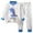 Z06-Blue, variant on LRen Toddler Boy Clothes 3t Casual Fall Boys Print Long Sleeve Round Neck Top and Pants Set Casual Fall Winter Outfit Soft 2 Piece Daily Wear