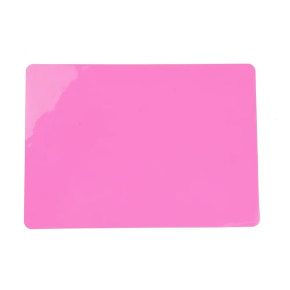 5 pc Rectangle Silicone Mat for Crafts Nonstick Nonslip Silicone Crafts Mat Multipurpose Heat-Resistant Table Protector Silicone Sheets for Resin Crafts Liquid Paint Clay Hot Pink 300x200x0.5mm