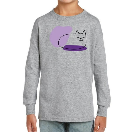 

Sleepy Kitten Lineart Long Sleeve Toddler -Image by Shutterstock 2 Toddler