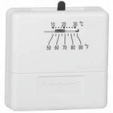 Honeywell T812A1002 - Premier White 24V Snap Action Heat Only Single Sta