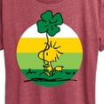 thumbnail image 3 of Peanuts - Woodstock Shamrock - Women's Short Sleeve Graphic T-Shirt, 3 of 6