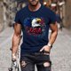 thumbnail image 1 of Tops para hombre, blusas y camisas de manga corta con cuello redondo para hombre, jersey informal de moda con estampado de cuello redondo para hombre, pantalones cortos deportivos para fitness, blusa, 1 of 5