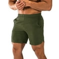 thumbnail image 2 of ZHUGeLI Men's Workout Running Shorts Quick Dry Active 5 Inches Shorts with Pockets, Lightweight, Breathable, 2 of 7