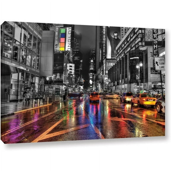 ArtWall Revolver Ocelot "Nyc" Gallery-Wrapped Canvas