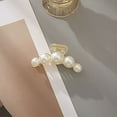 thumbnail image 4 of Retro Pearl Hairpin Elegant Back Of Head Clip For Women Style Hair Accessory, 4 of 8