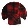 thumbnail image 4 of Gioberti Men's Western Brushed Flannel Plaid Checkered Shirt w/ Snap-on Button, 4 of 5