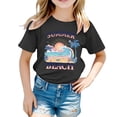 thumbnail image 1 of Hiiyo T-Shirt d'Été pour Filles, Manches Courtes, Décontracté, Tailles 1-13, 1 of 3