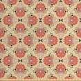 thumbnail image 1 of Floral Upholstery Fabric by the Yard, Rhythmic Vintage Design Flowers and Buds Twigs Print, Decorative Fabric for DIY and Home Accents, Salmon Brown by Ambesonne, 1 of 4