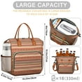 thumbnail image 5 of Aesthetic Room Decor Thermal Food Storage - Stylish Large Cooler Bag for Gym, 5 of 5