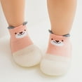 thumbnail image 4 of Uuszgmr Baby Sock 5-8 Months Child Rubber Soft Anklet Sole Breathable Summer Baby Cartoon Toddler Slipper Pink, 4 of 6