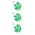 thumbnail image 4 of Yuarrent 14 unidades/juego de globos de fiesta, vacaciones, bodas, fiestas de cumpleaños, globos decorativos de papel de aluminio, verde Type1 NO1 Yuarrent CBP140045, 4 of 6