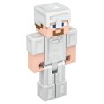 thumbnail image 3 of Minecraft Steve In Iron Armor 8.5-inch Action Figure, 3 of 6