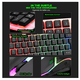 thumbnail image 4 of Kit Teclado Mouse Bloosom Gamer Luz Rgb Led Usb Alambrico Negro, 4 of 4