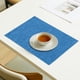 thumbnail image 4 of CaiYueKe Double Sided Heat Insulating Placemat Non Slip Washable Kitchen Dining Table Protector Mat for Home Decor Western Style Wipeable Faux Leather Decorative, 4 of 7