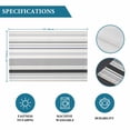 thumbnail image 6 of Gray Stripe Placemats Set of 4, Modern Abstract Art Black Striped Rustic Placemats for Dining Table, Place Mats for Kitchen Tabletop, Waterproof Wipeable Dining Table Mats Set, 6 of 9