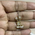 thumbnail image 2 of 1.50CT Round Cut Lab Created Diamond Cartoon Pendant 14K Yellow Gold Plated Silver, 2 of 2
