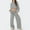 Light Gray, variant on Women Sweatsuit Two Piece Hoodie Long Sleeve Pullover and Baggy Sweatpants Loungewear Sets Fall Clothing Sets for Women
