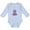 AE-Light Blue, variant on Inktastic Hippo 1st Birthday Boys or Girls Long Sleeve Baby Bodysuit