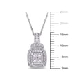 thumbnail image 2 of Everly Women's Diamond 10k White Gold Necklace, 2 of 5