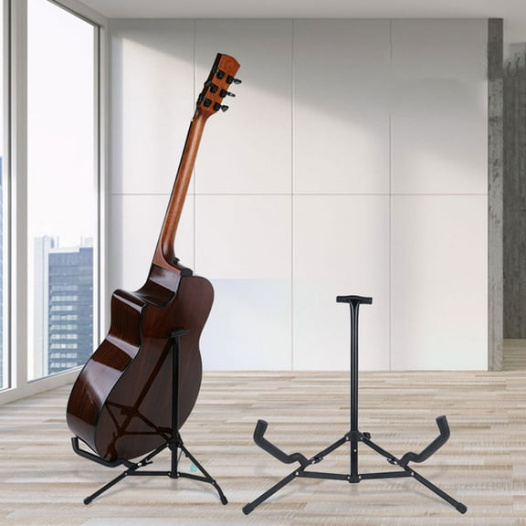 FRCOLOR Folding Design Guitar Stand Adjustable Instrument Stand Floor Guitar Stand