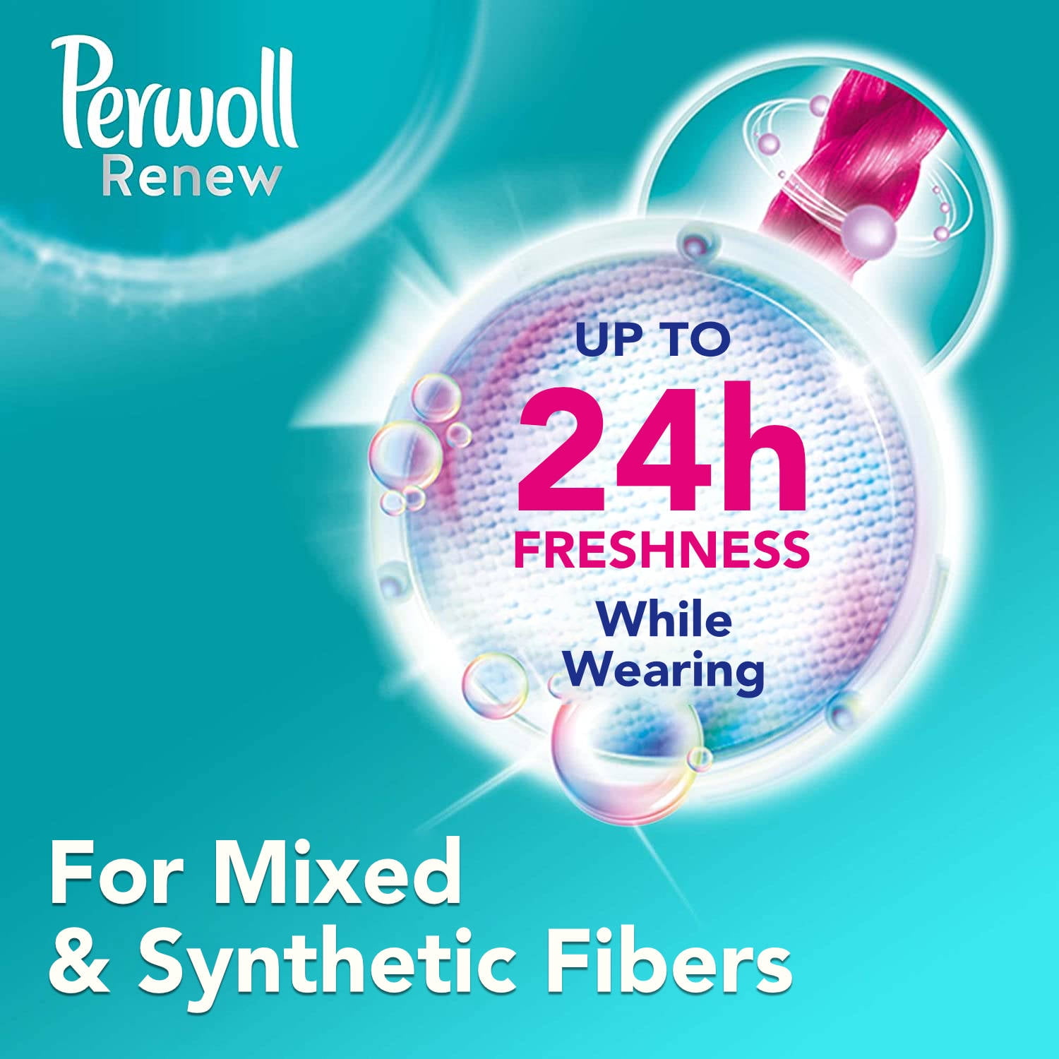 Perwoll Renew Refresh - Liquid Detergent for White and Colored Laundry, With Odor neutralizing Formula for Intensive Freshness (1 x 25 washes)