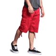 thumbnail image 4 of G-Style USA Men's Rip-stop Belted Cargo Shorts 9AP30 - Solid Red - 34, 4 of 5