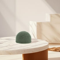 KALLORY 1Pack Dry Foam for Artificial Flowers Half Ball for Weddings 7.5X7.5X5In